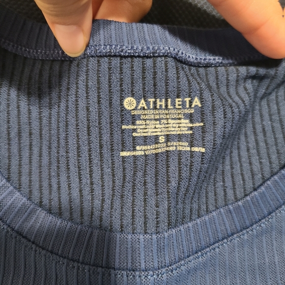 Athleta Women's Flurry Colorblock Base Layer Top sz S - Picture 5 of 6